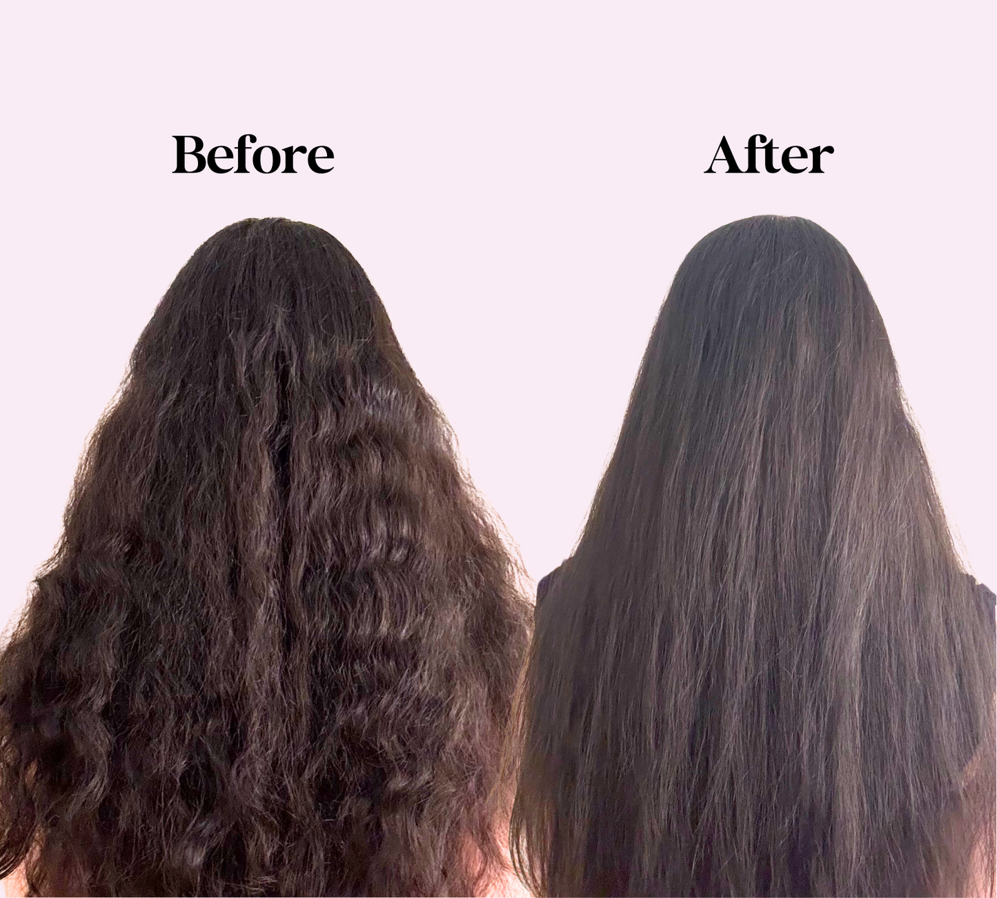 The Heatless Hair Straightening Ribbon in Black