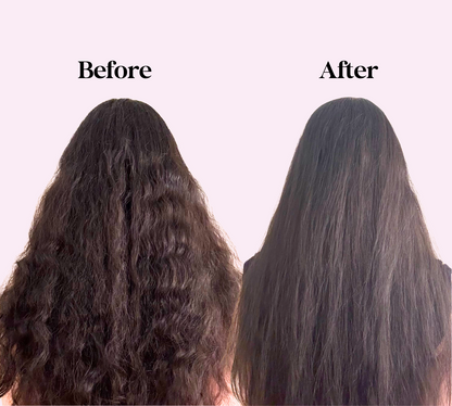 The Heatless Hair Straightening Ribbon in Black