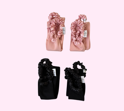 The Heatless Hair Straightening Ribbon in Black